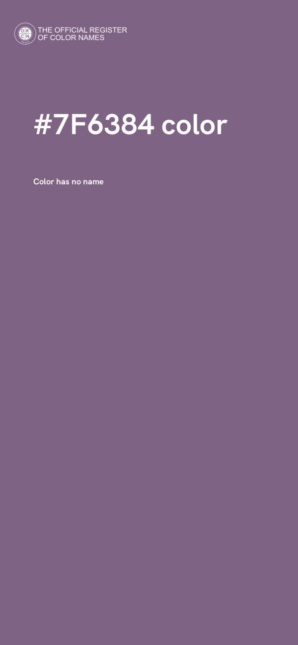#7F6384 color image