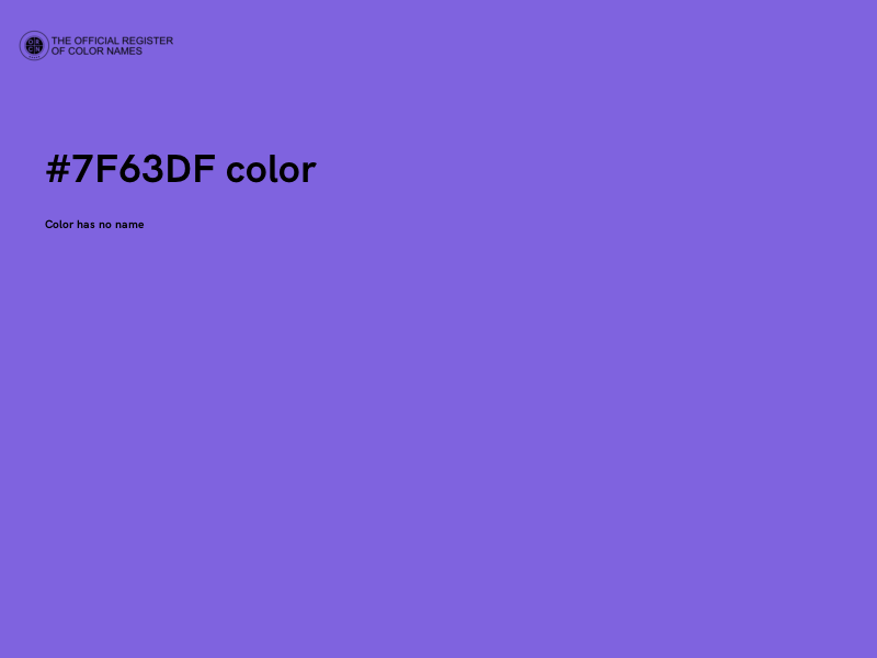 #7F63DF color image