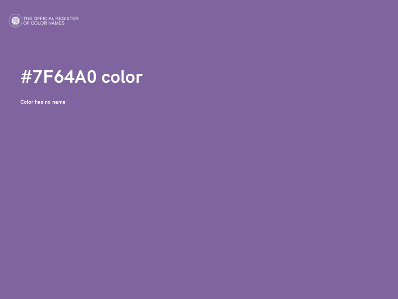 #7F64A0 color image