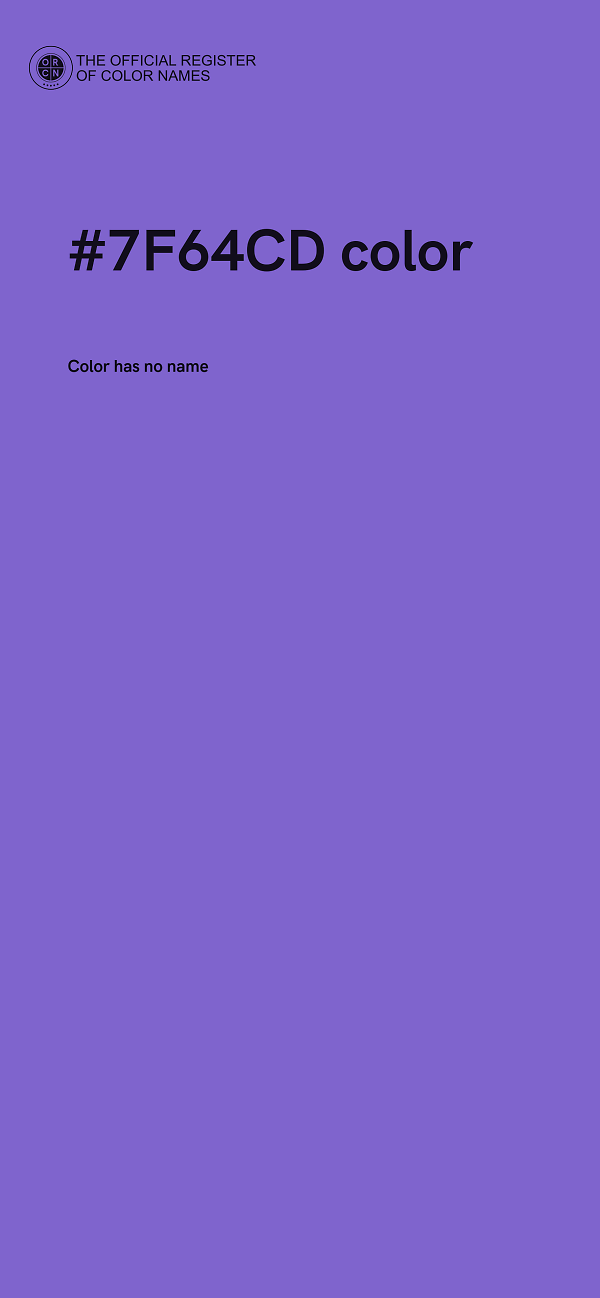 #7F64CD color image