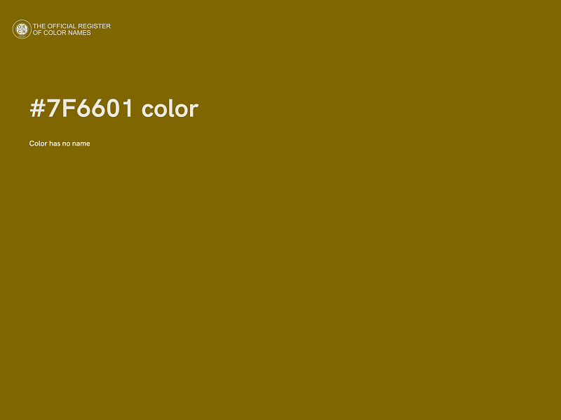 #7F6601 color image