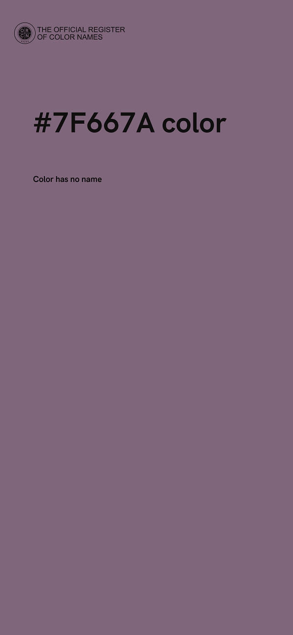 #7F667A color image