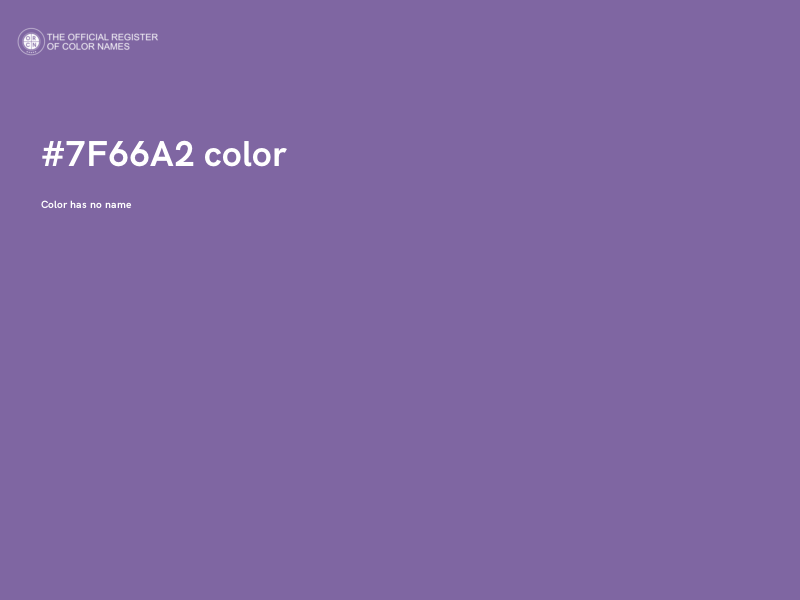 #7F66A2 color image