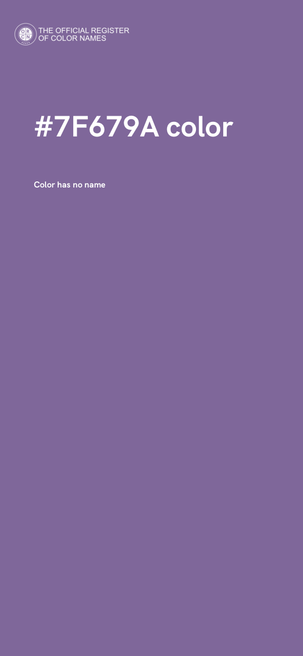 #7F679A color image
