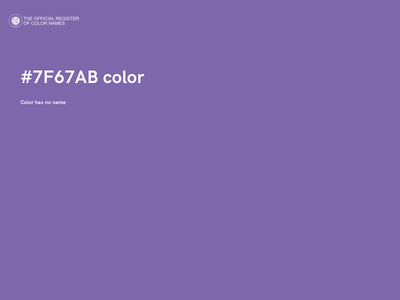 #7F67AB color image