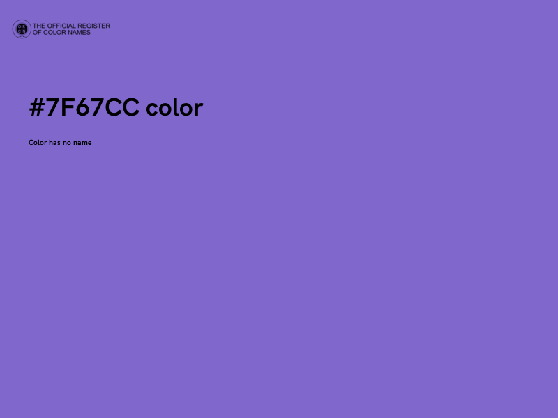 #7F67CC color image