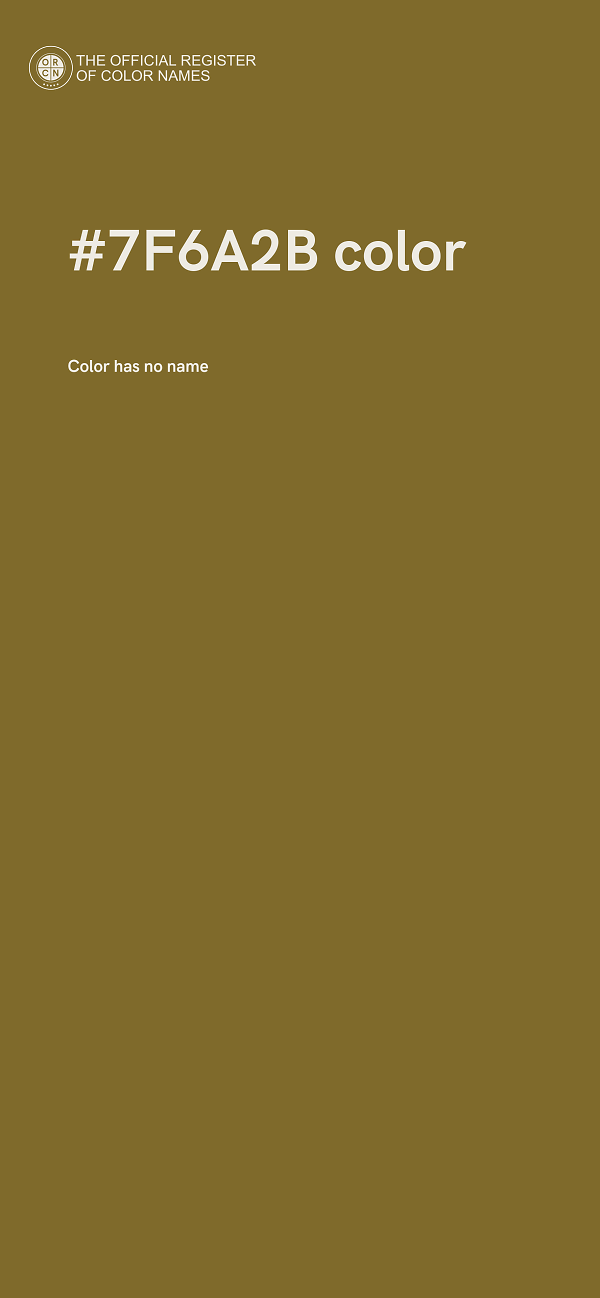 #7F6A2B color image