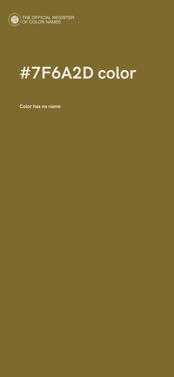 #7F6A2D color image