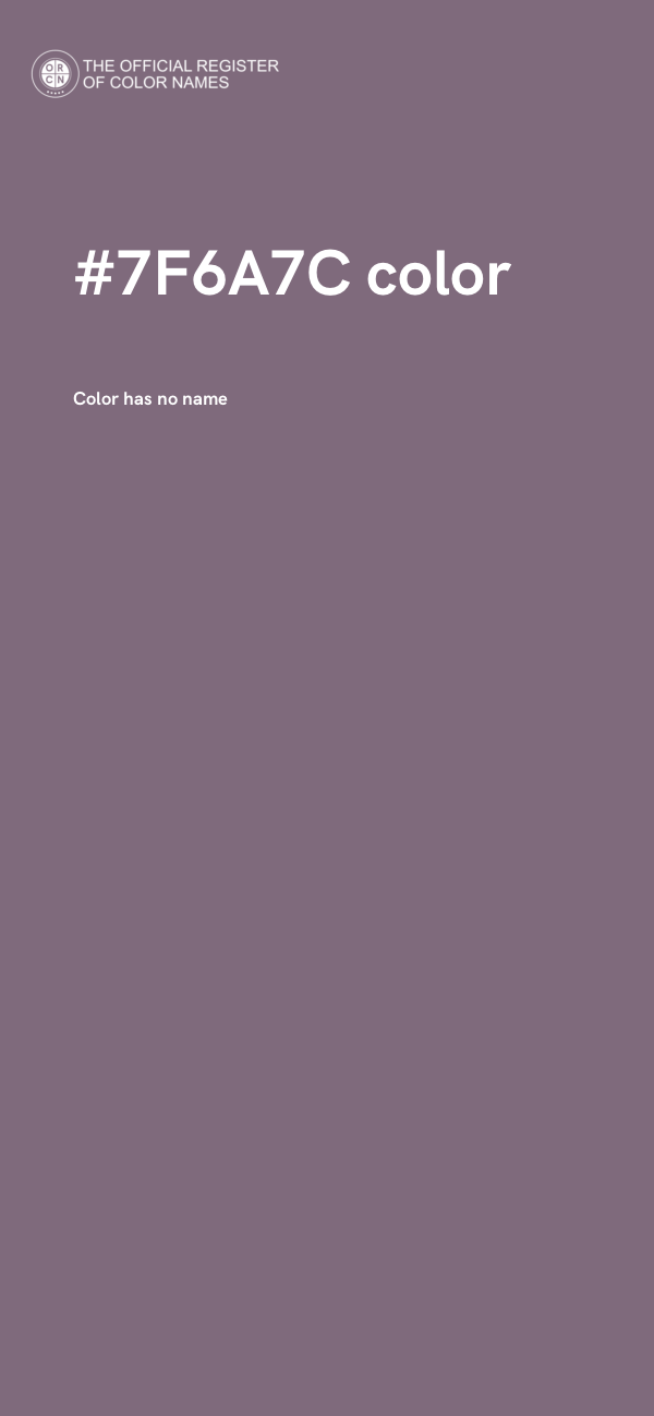 #7F6A7C color image