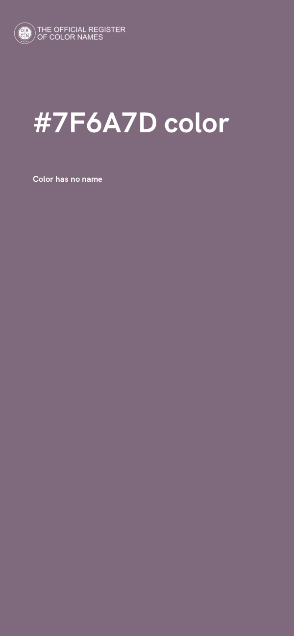 #7F6A7D color image