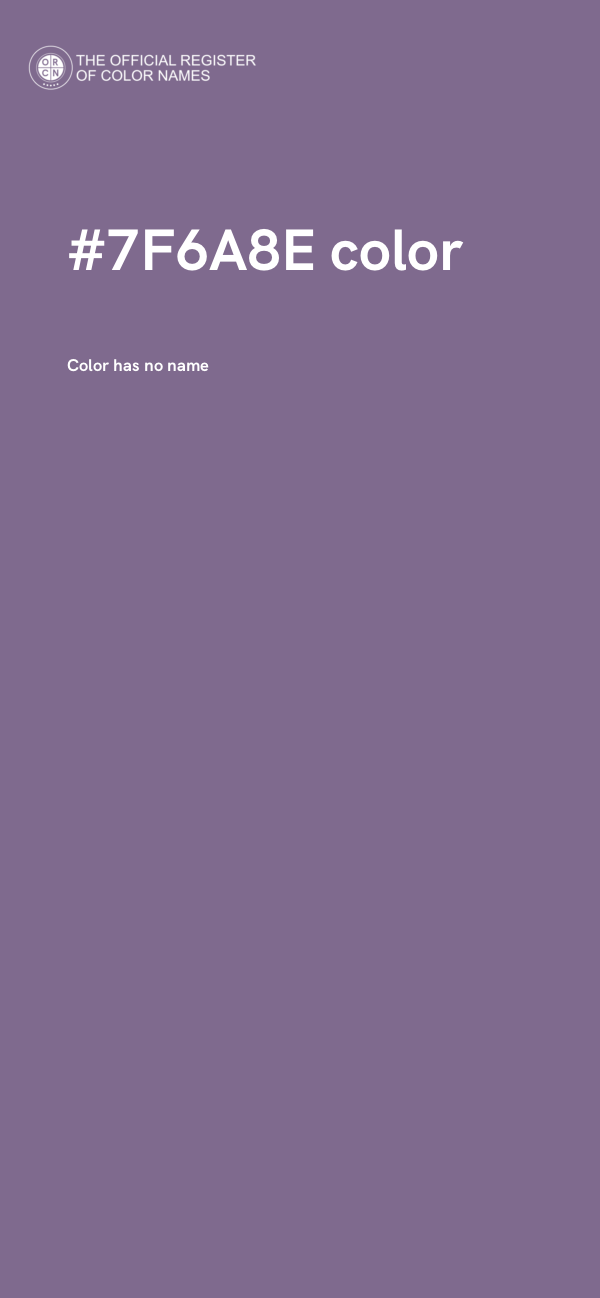 #7F6A8E color image