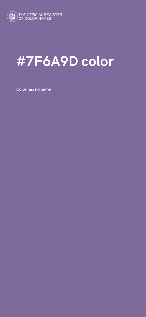#7F6A9D color image
