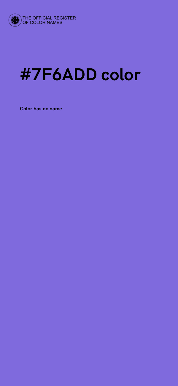 #7F6ADD color image