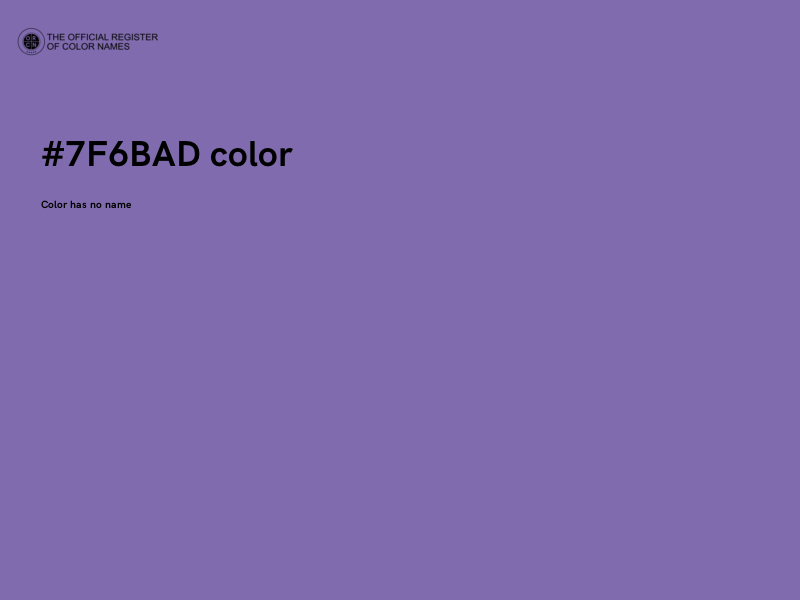 #7F6BAD color image