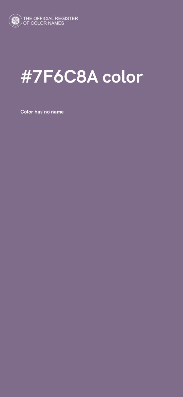 #7F6C8A color image