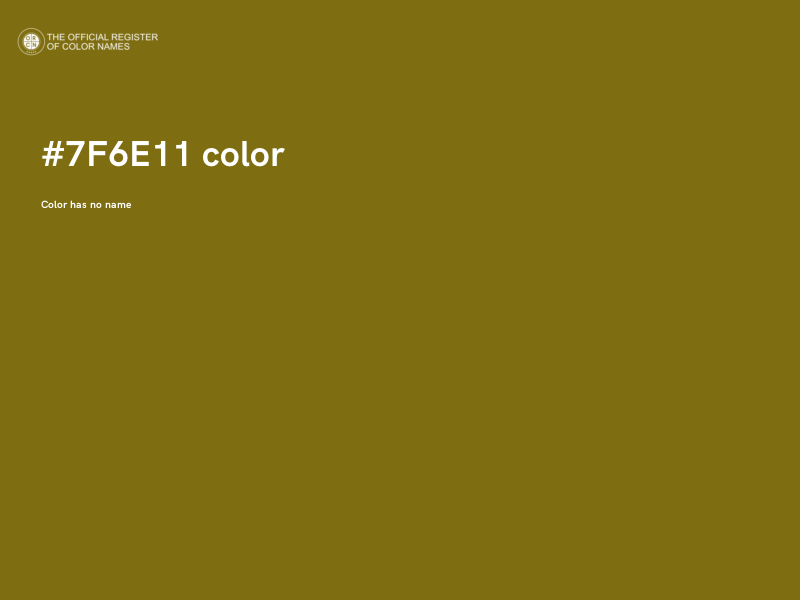 #7F6E11 color image