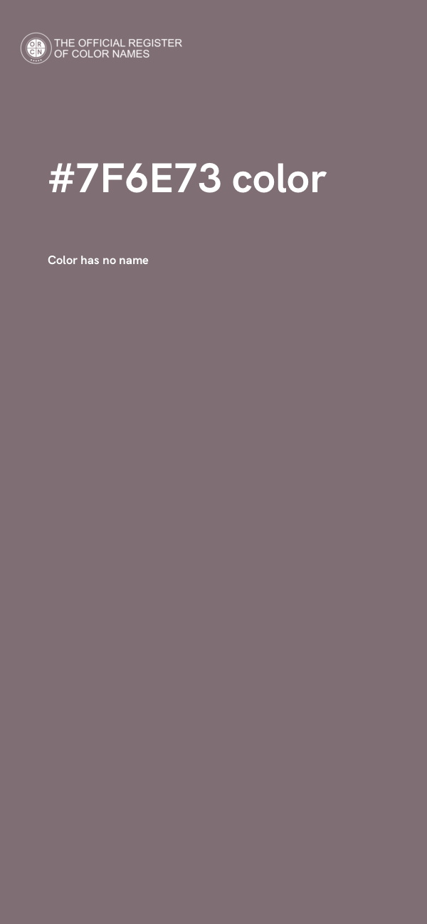 #7F6E73 color image