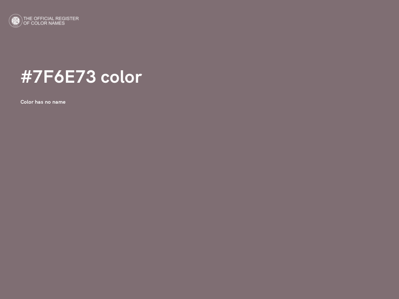 #7F6E73 color image