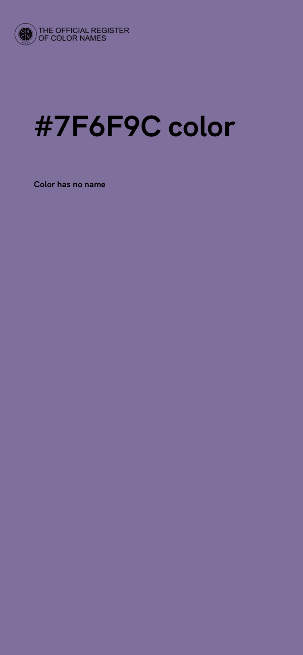 #7F6F9C color image