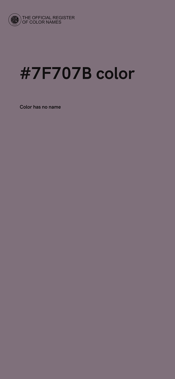 #7F707B color image