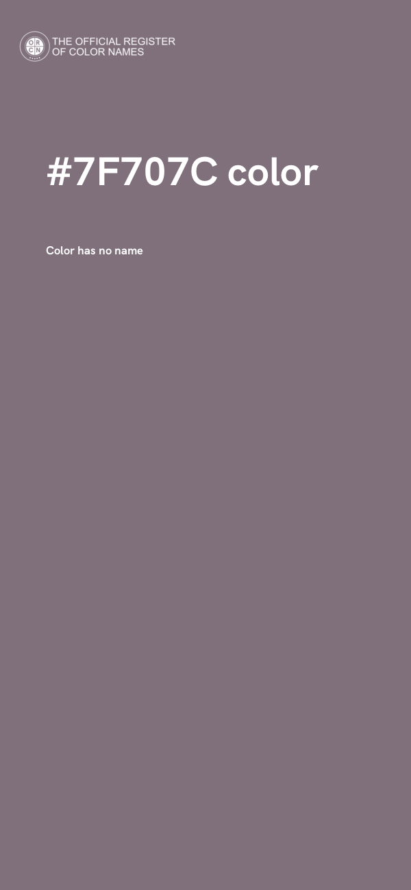 #7F707C color image