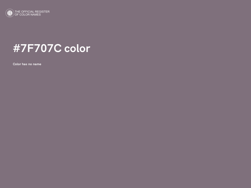 #7F707C color image