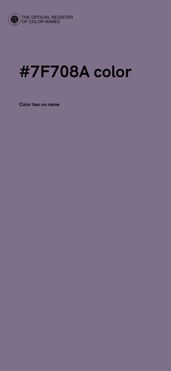 #7F708A color image