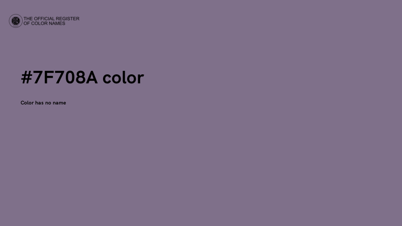 #7F708A color image