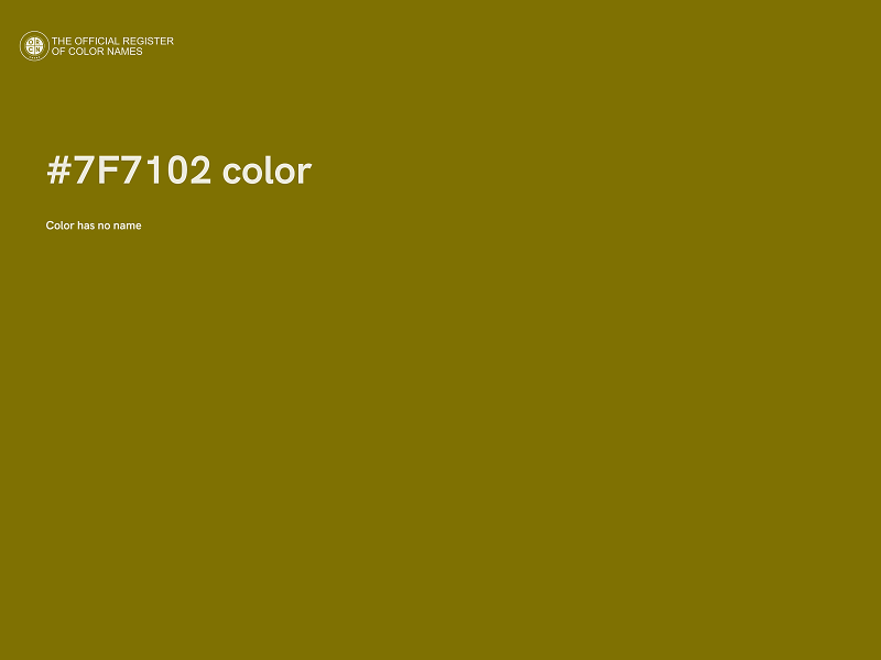 #7F7102 color image