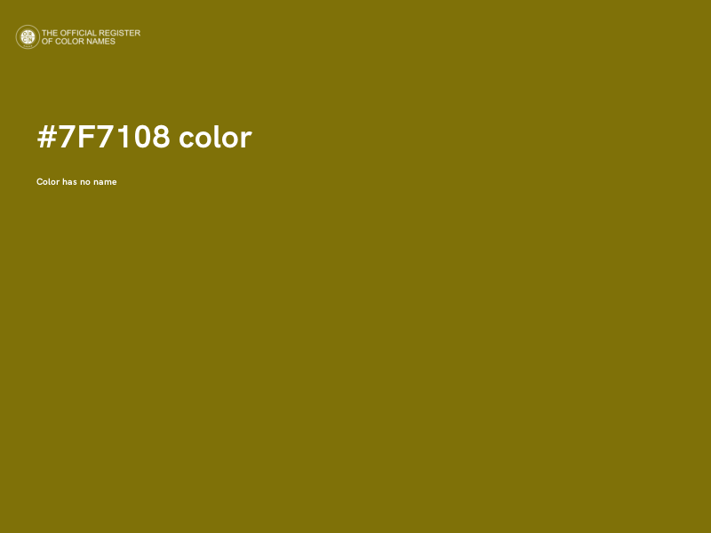 #7F7108 color image