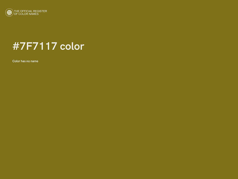 #7F7117 color image