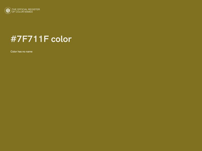 #7F711F color image