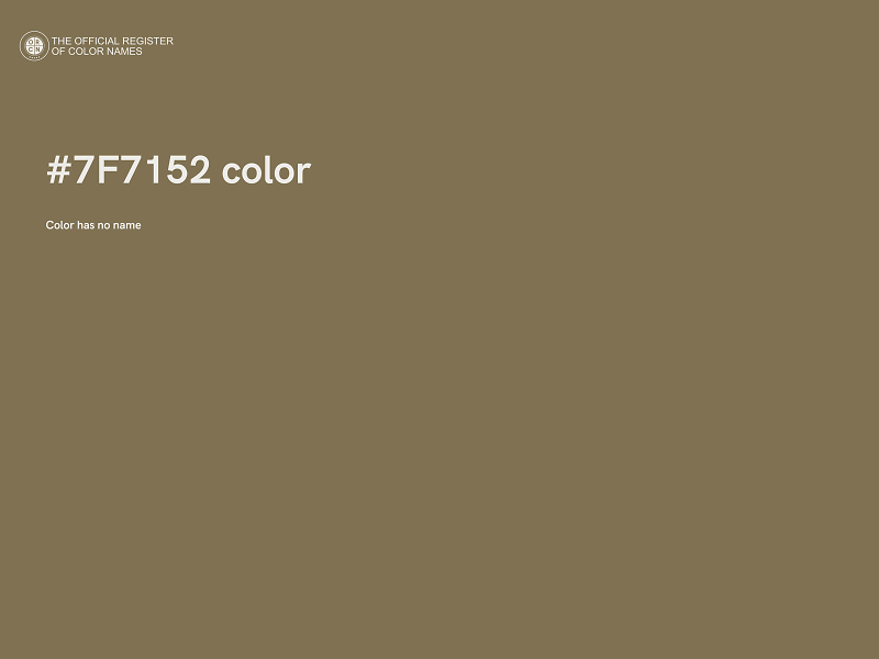 #7F7152 color image