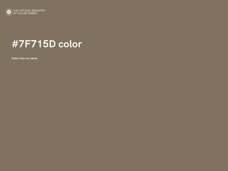 #7F715D color image