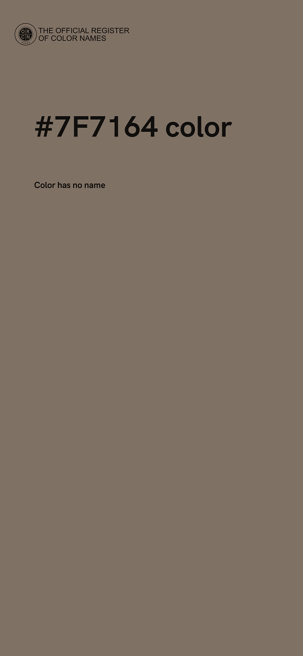 #7F7164 color image
