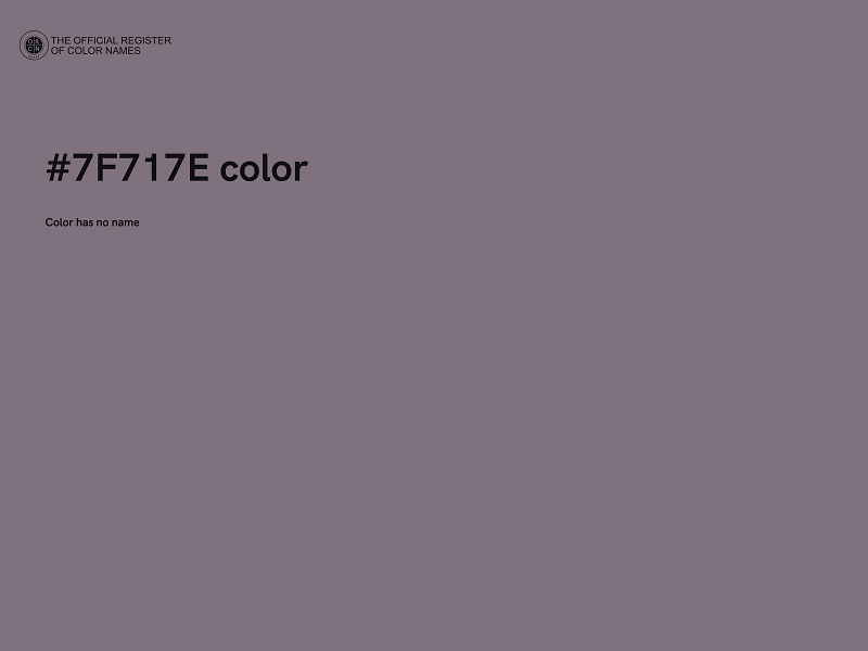 #7F717E color image