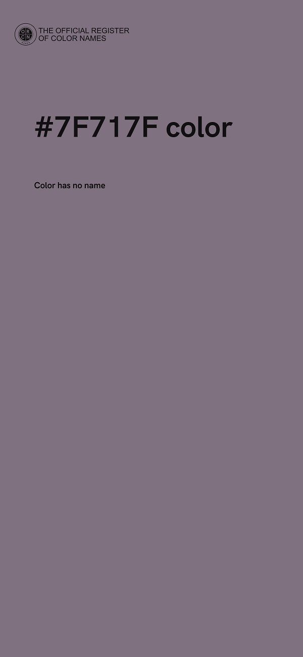 #7F717F color image