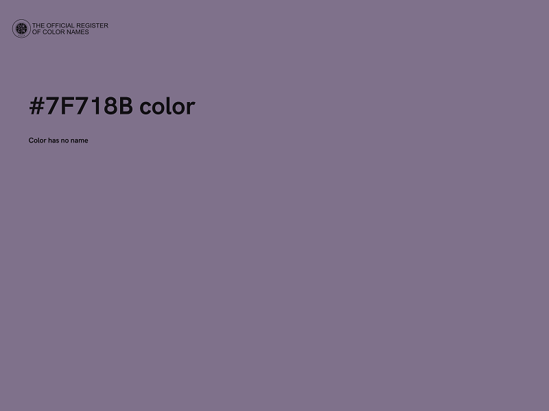 #7F718B color image