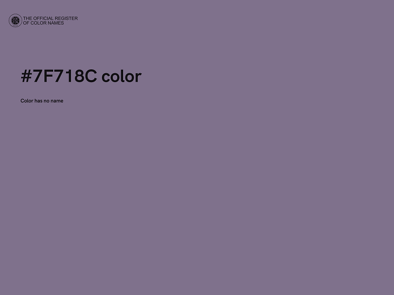 #7F718C color image