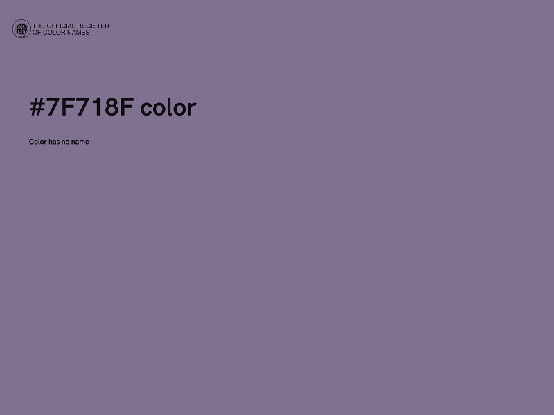 #7F718F color image