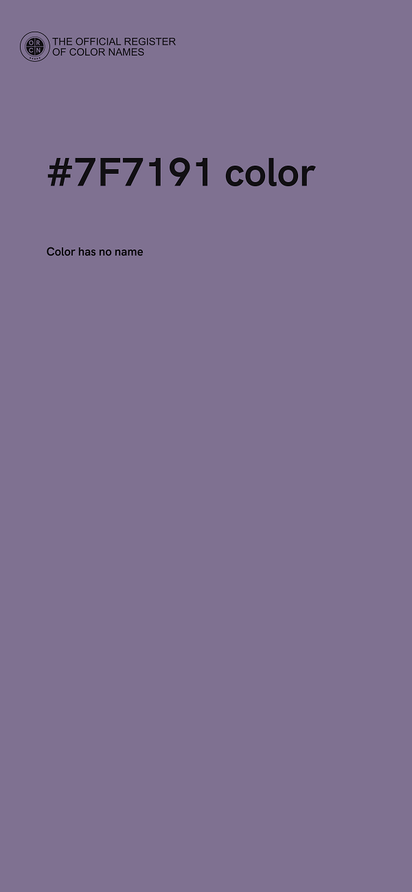 #7F7191 color image