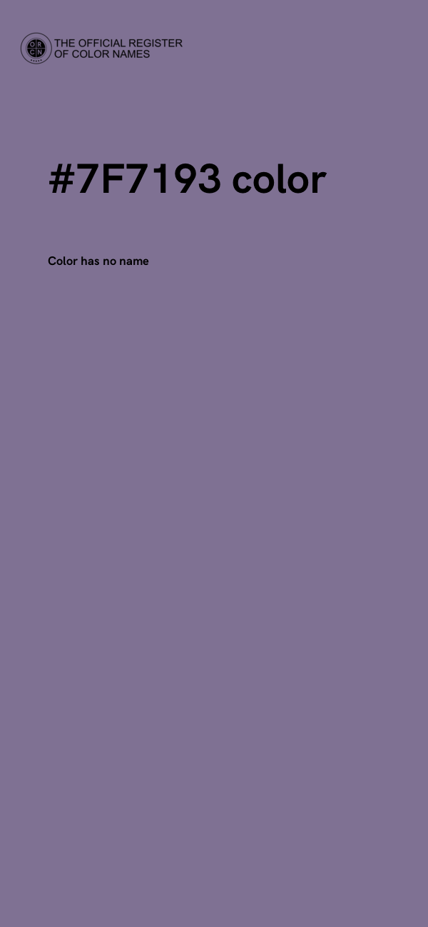 #7F7193 color image