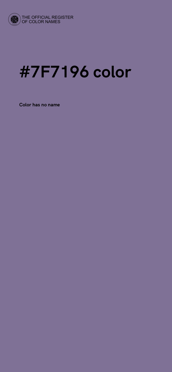 #7F7196 color image
