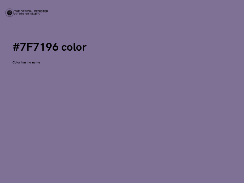 #7F7196 color image