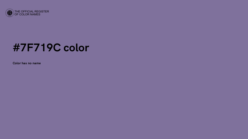 #7F719C color image