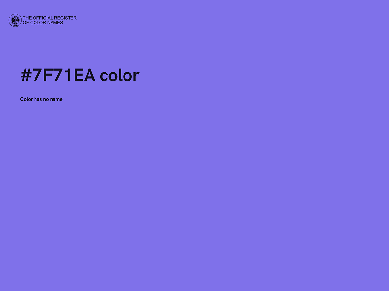 #7F71EA color image
