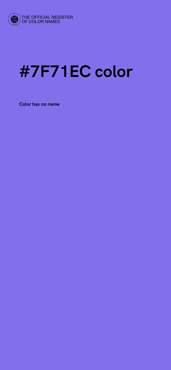 #7F71EC color image