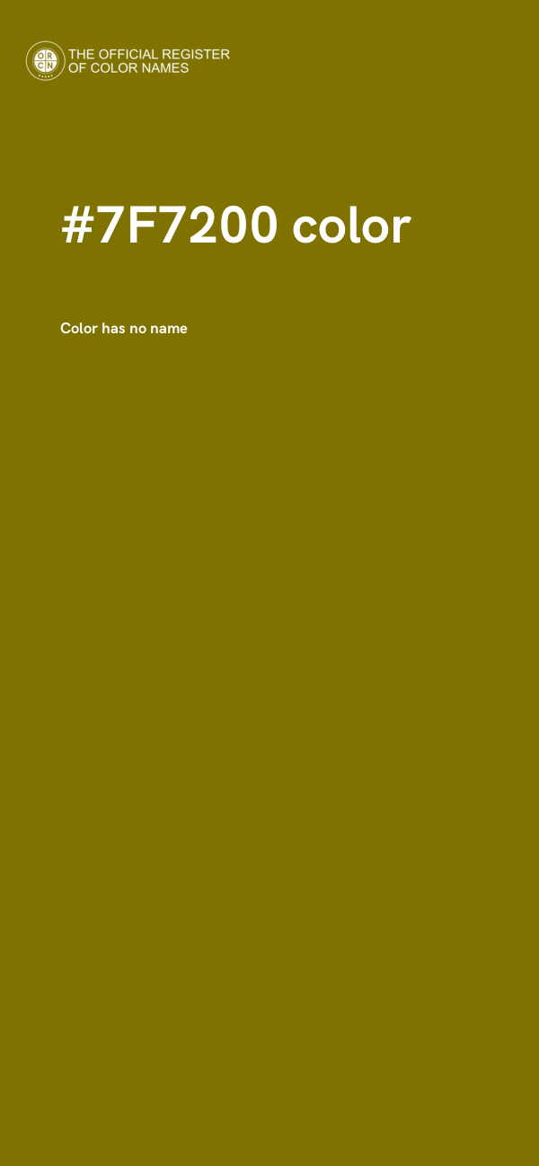 #7F7200 color image