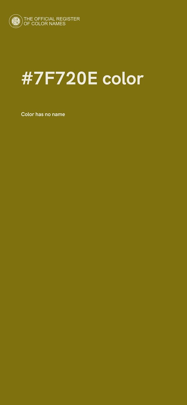 #7F720E color image