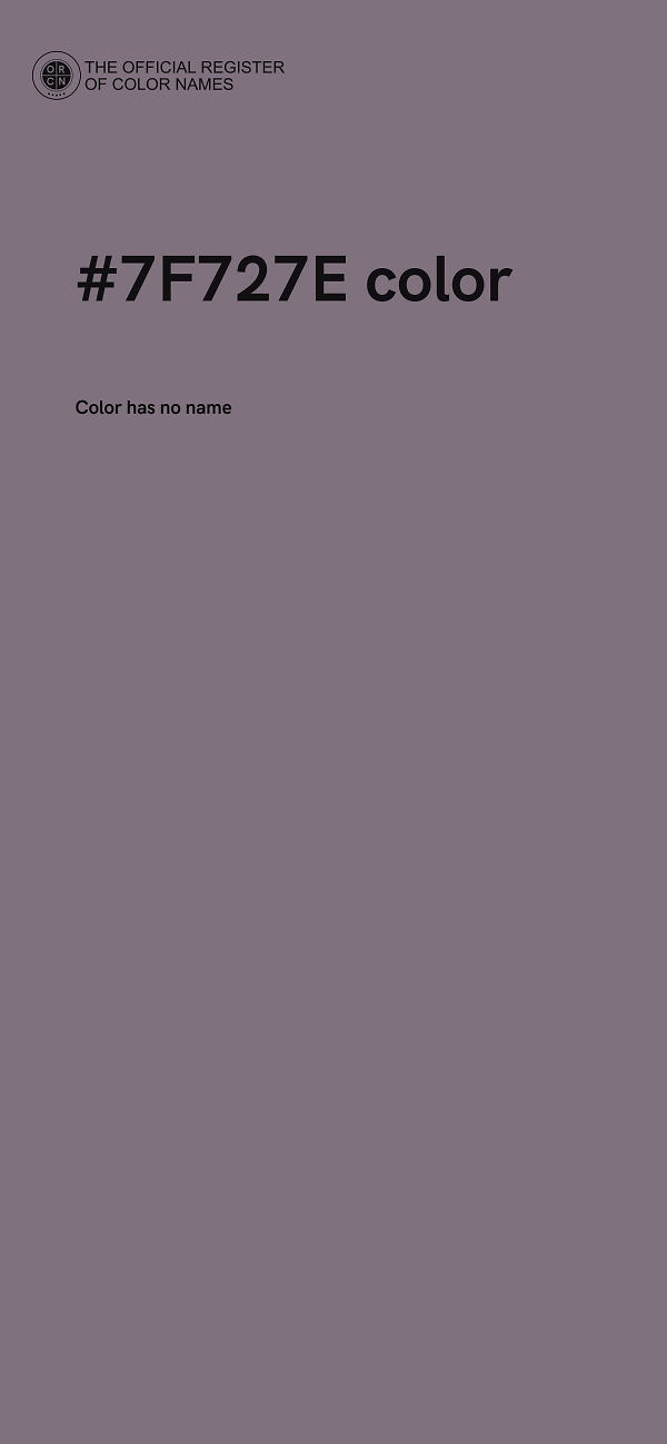 #7F727E color image
